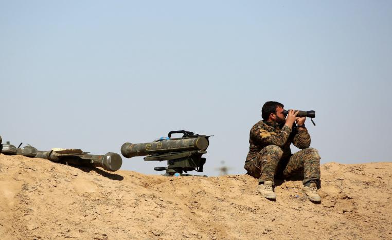 قوات الأسد تراقب تحركات المتطرفين بالبادية السورية