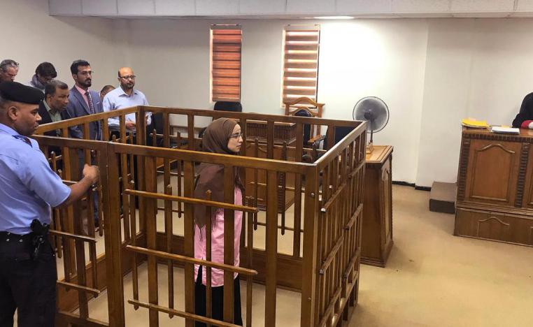 جلسة محاكمة لواحدة من زوجات الجهاديين الأجانب في العراق