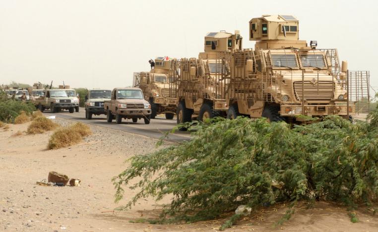 القوات اليمنية المدعومة من التحالف العربي