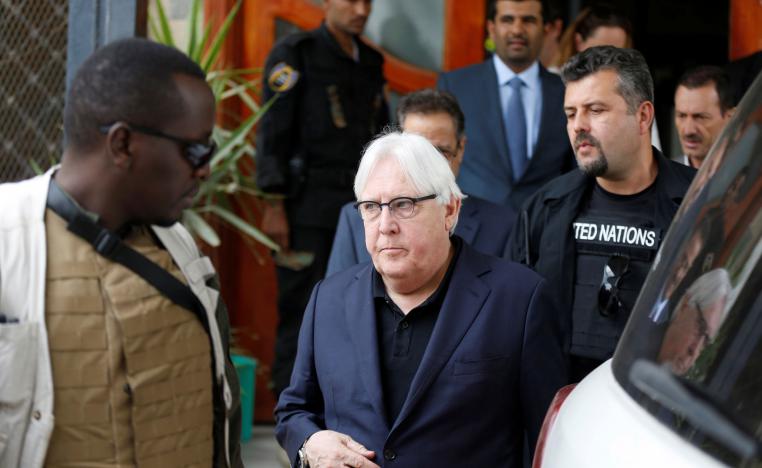 المبعوث الأممي الى اليمن مارتن غريفيث في صنعاء