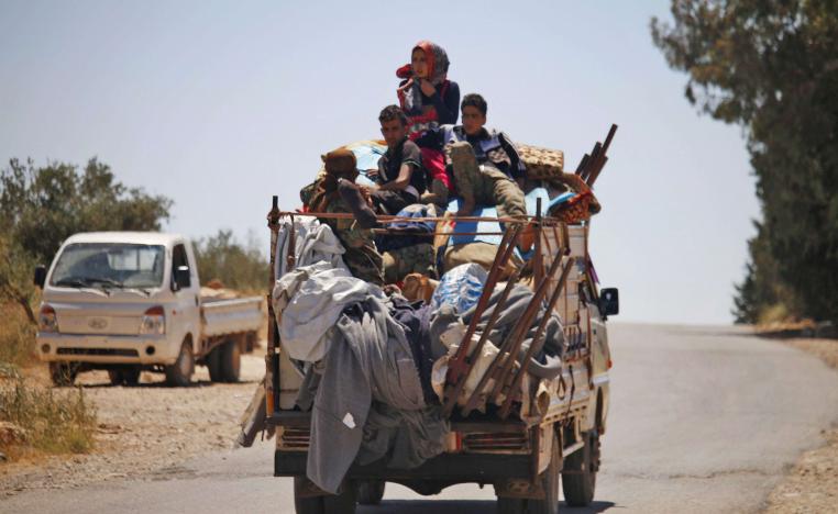 نزوح السوريين من درعا