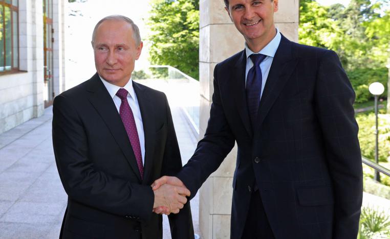 بوتين يستقبل الأسد