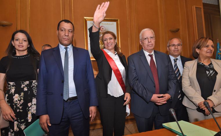 سعاد عبدالرحيم متصدرة قائمة النهضة الانتخابية