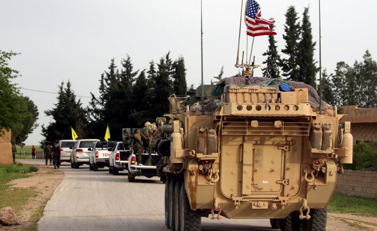 قوات أميركية ترافق قوات من أكراد سوريا