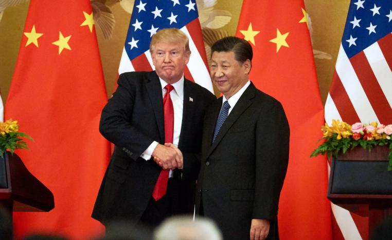 الرئيسان الأميركي دونالد ترامب والصيني شي جين بينغ 