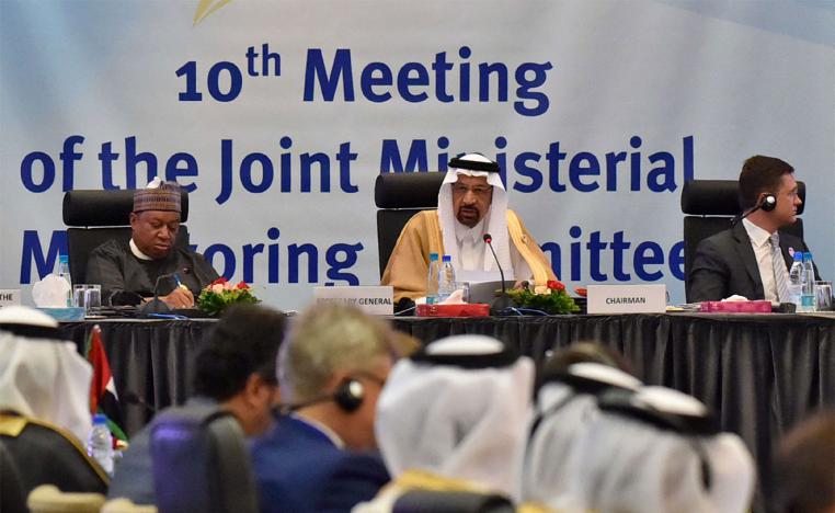 Khalid Al-Falih, (C) Saudi Energy and Oil Minister