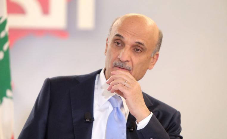 سمير جعجع رئيس حزب القوات اللبنانية