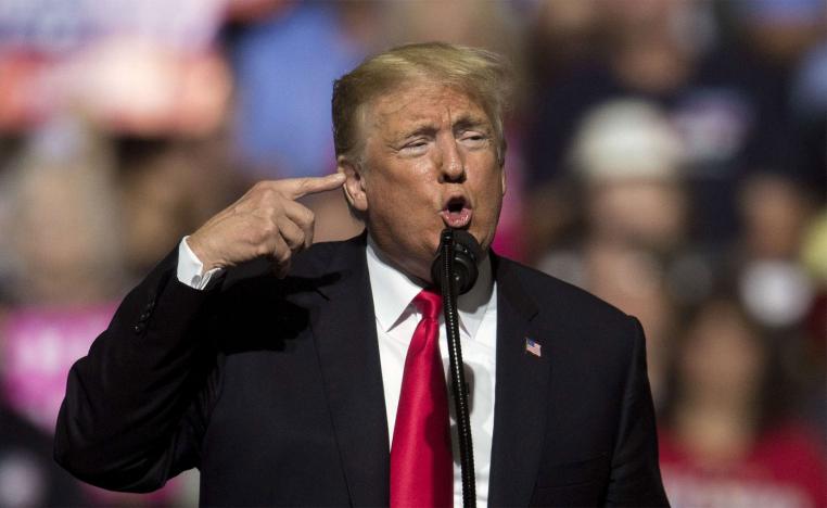 US President Donald Trump 