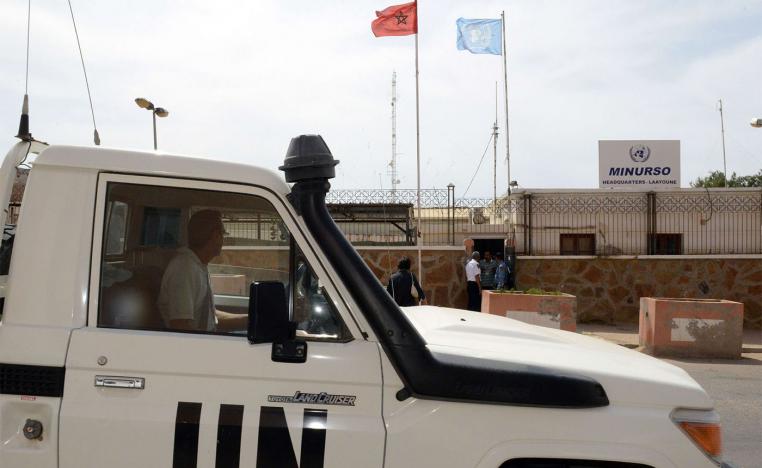 The headquarters of the United Nations Mission for the Referendum in Western Sahara (MINURSO) in Laayoune