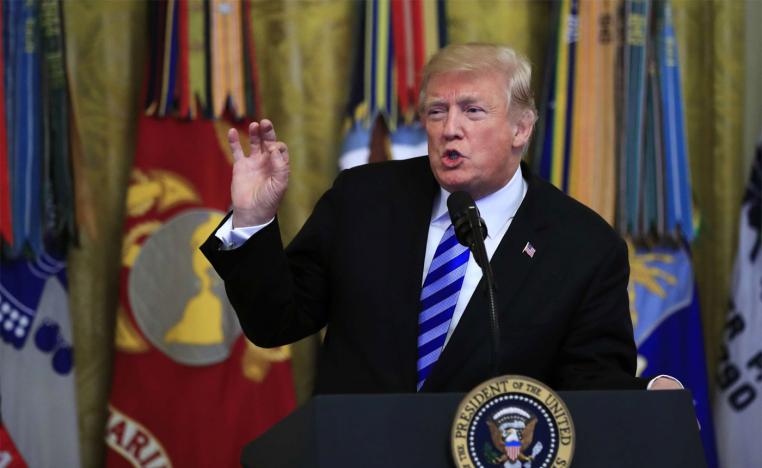 US President Donald Trump 