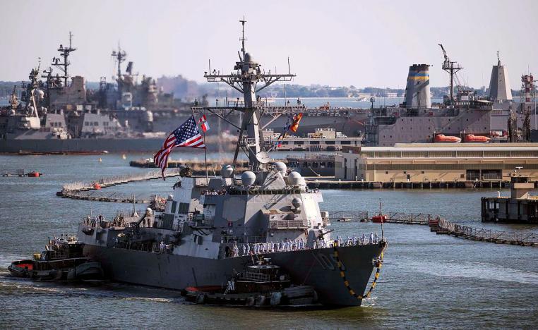 زيارة المدمرة الأميركية لميناء أسدود تأكيد من ترامب على دعم أميركي لاسرائيل بلا حدود