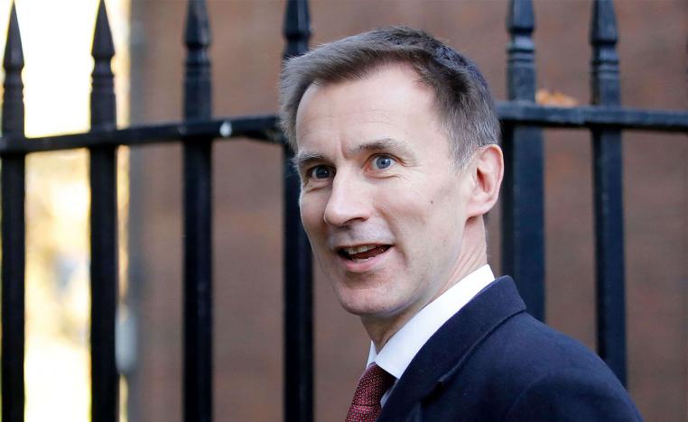 Britain's Foreign Secretary Jeremy Hunt 