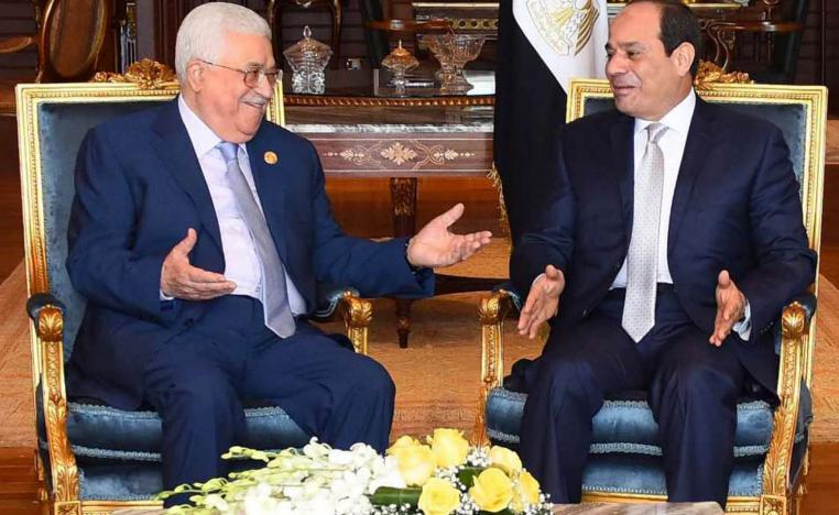 الرئيس المصري عبدالفتاح السيسي يستقبل الرئيس الفلسطيني محمود عباس في القاهرة
