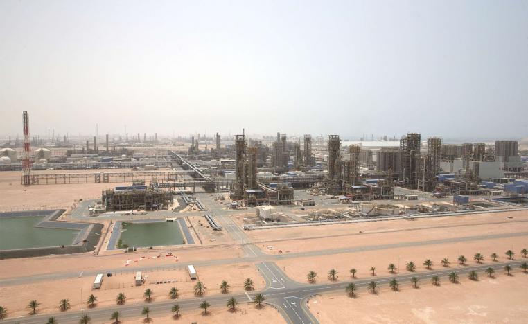 General view of the Borouge petrochemical facility at ADNOC's Ruwais Industrial Complex in Ruwais