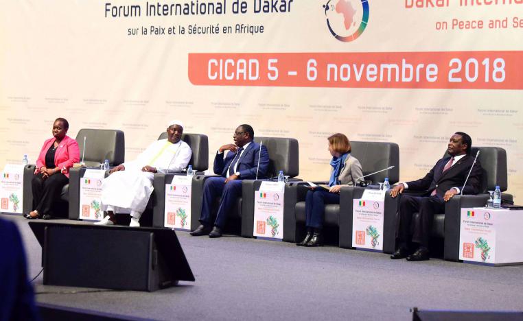 The Dakar International Forum on Peace and Security, launched in 2013, is a French-supported initiative gathering several hundred political leaders