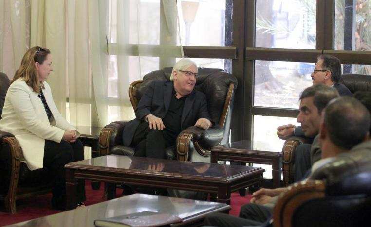 Griffiths was in Sanaa for talks with rebel leaders to push them to join the peace talks in Sweden