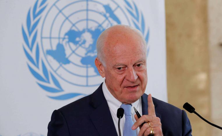 The United Nations will be represented at the negotiations by Syria envoy Staffan de Mistura