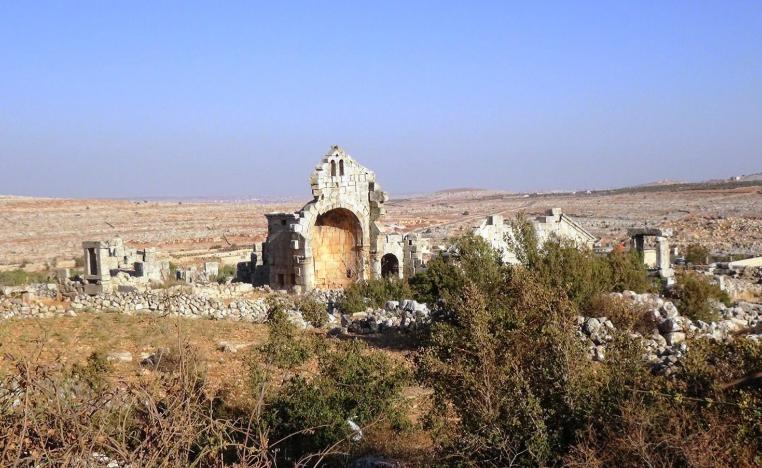 اثار في عفرين تعرضت للنهب