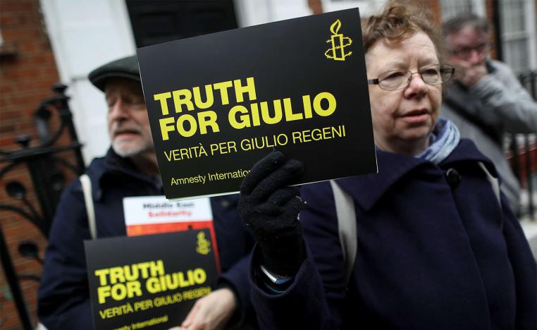 Egypt has always denied suggestions that its security services were involved in the death of Regeni