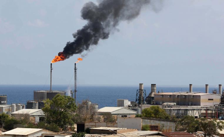 Shifting dynamics. A general view of the Zawiya oil installation in Libya.
