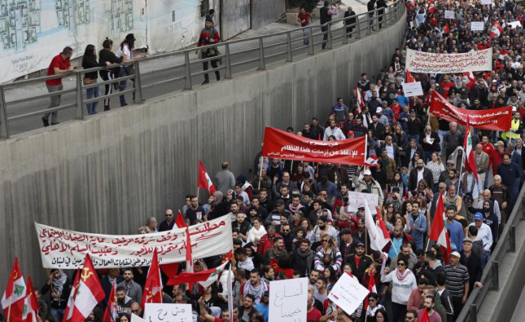 اضراب عام في لبنان