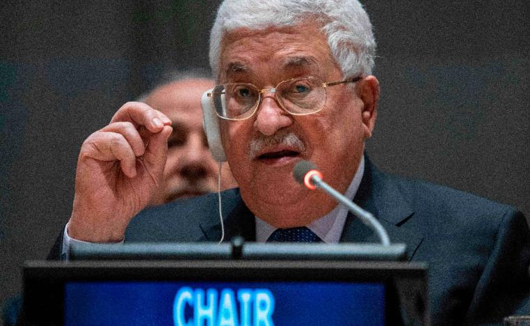 Palestinian president Mahmud Abbas addresses the United Nations Group of 77 and China January 15, 2019 at the United Nations in New York.