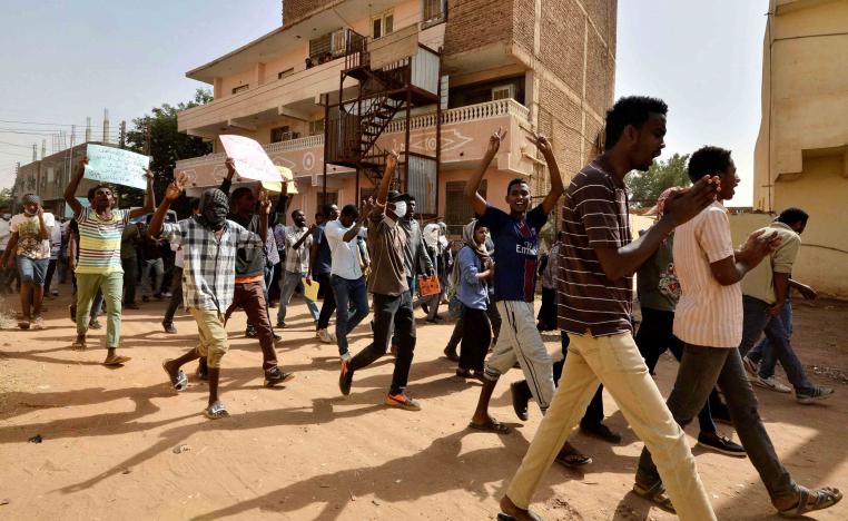 الرصاص لترهيب المحتجين