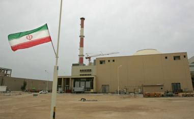 The building housing the reactor of the Bushehr nuclear power plant in Bushehr