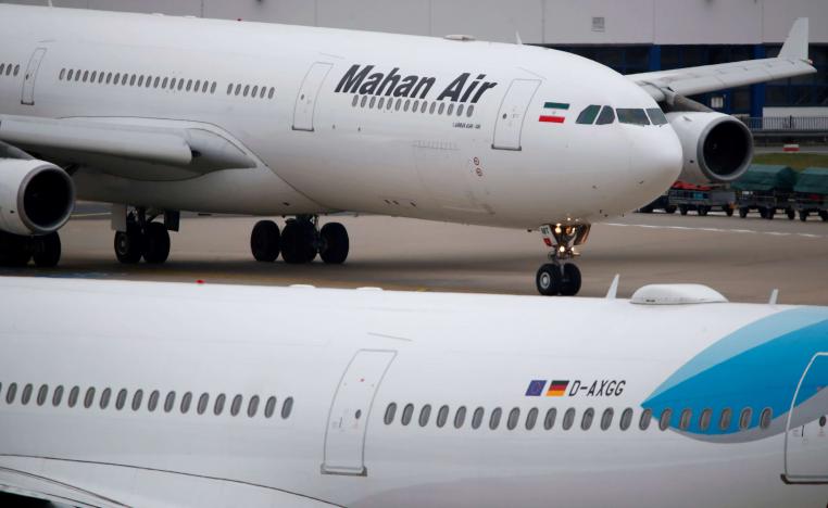 An Airbus A340-300 of Iranian airline Mahan Air taxis at Dusseldorf airport DUS, Germany January 16, 2019.