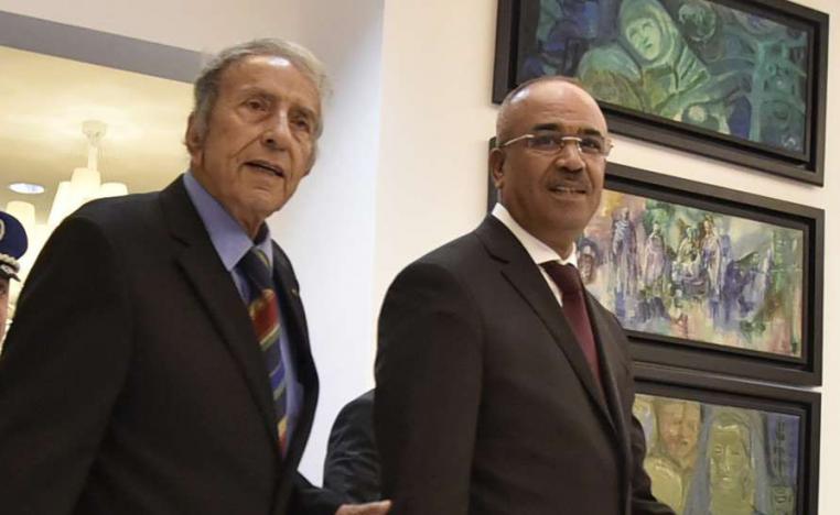Mustapha Lahbiri (L) was sacked as head of DGSN after taking up the post last June