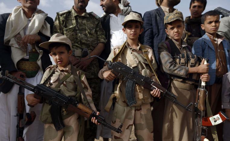 تجنيد الحوثيين للاطفال