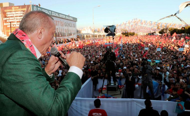 الرئيس التركي رجب طيب اردوغان