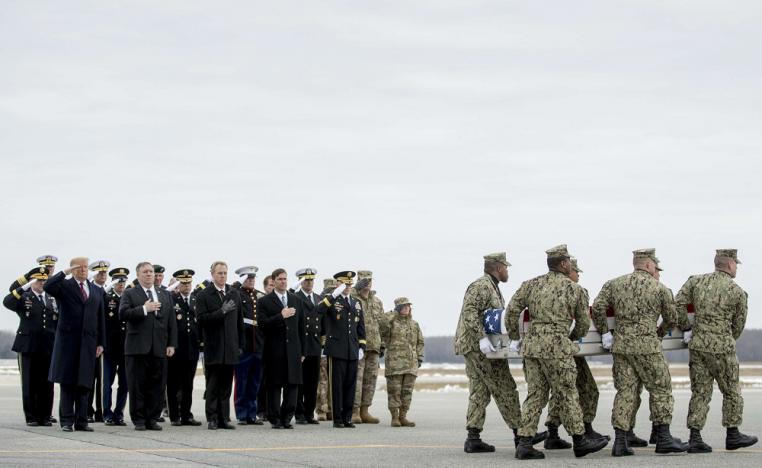 عودة جثامين الجنود الاميركيين في سوريا