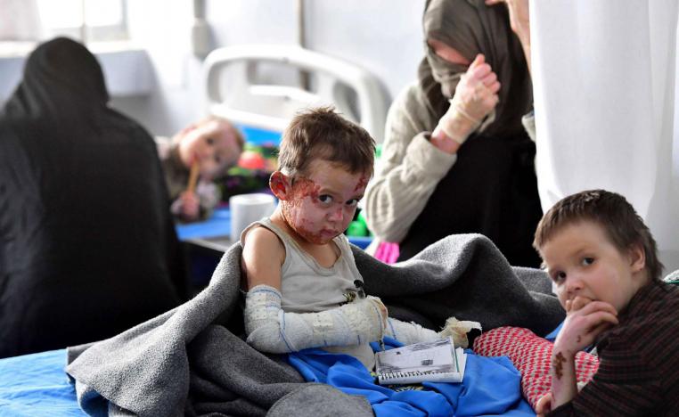 الاطفال الاجانب في المخيمات السورية