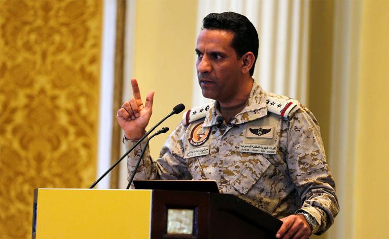 Coalition spokesman Colonel Turki al-Maliki 