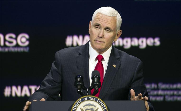 Mike Pence delivered a stinging rebuke to Turkey for buying a major arms system from Russia