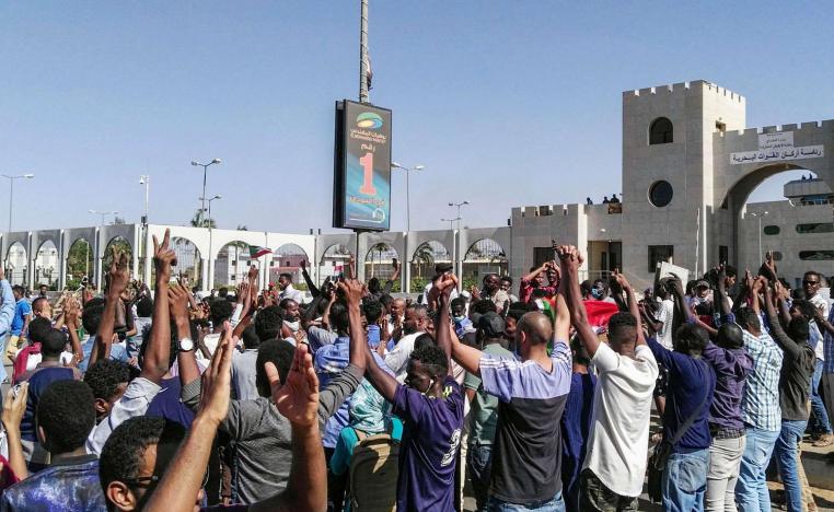 The army did not intervene but riot police who converged near the compound fired tear gas at protesters