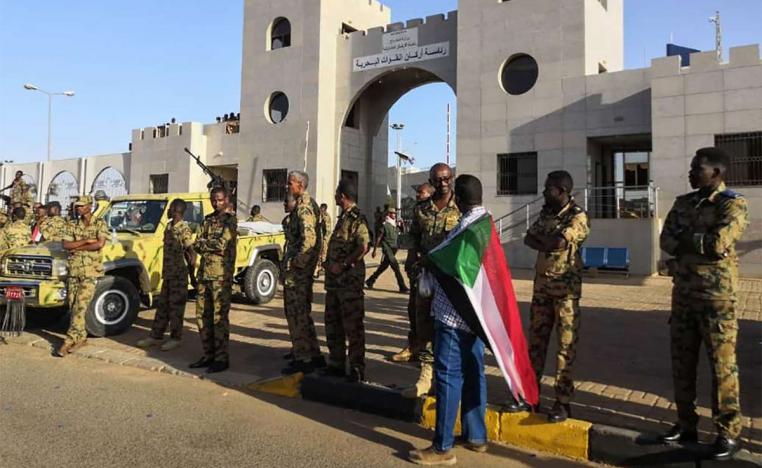 Protesters are urging urging the military to back them in demanding Bashir resign