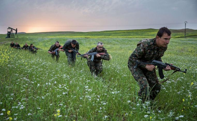 مقاتلون اجانب من بينهم فرنسيين في صفوف الاكراد