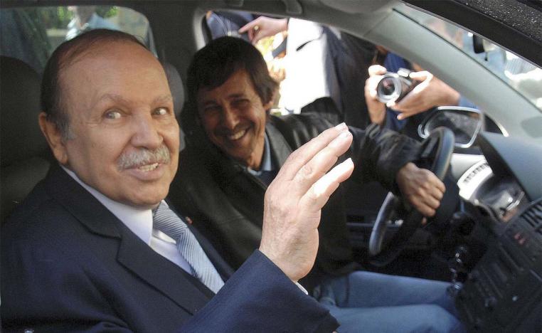 Said Bouteflika (R) was widely seen as the real power behind the presidency since his brother suffered a debilitating stroke in 2013