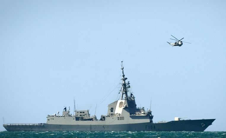 The Spanish frigate had joined the aircraft carrier's strike group for a military exercise