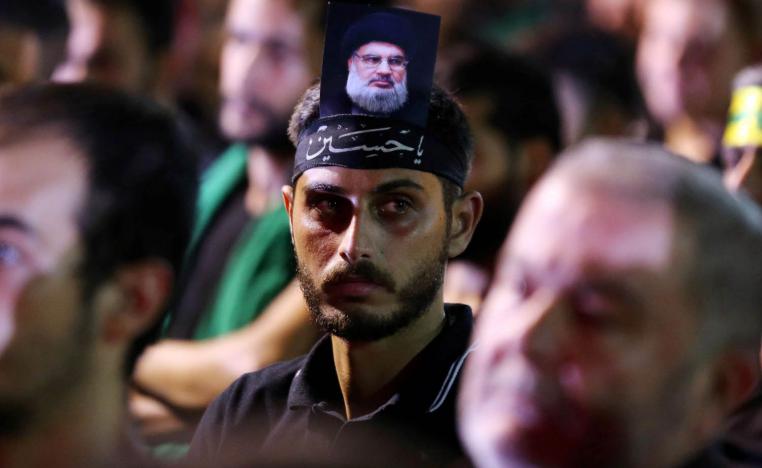 ناشط من حزب الله في بيروت