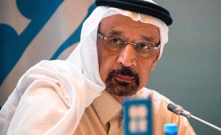 Saudi Arabia's Energy Minister Khalid al-Falih