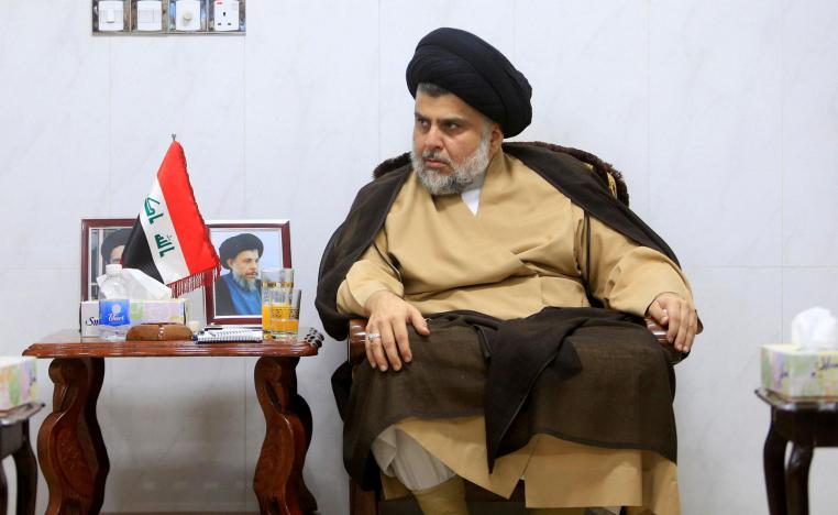 الزعيم الشيعي مقتدى الصدر 