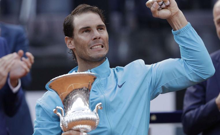 لقب قياسي لنادال في روما