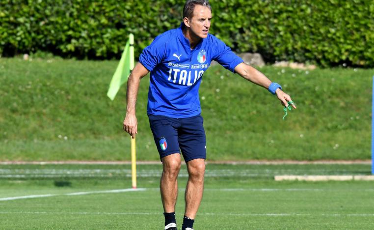 مدرب منتخب ايطاليا روبرتو مانشيني 