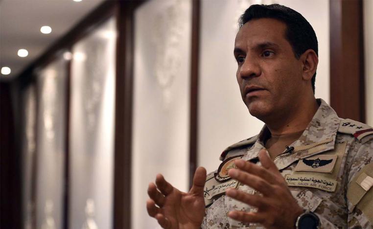 Coalition spokesman Turki al-Maliki 