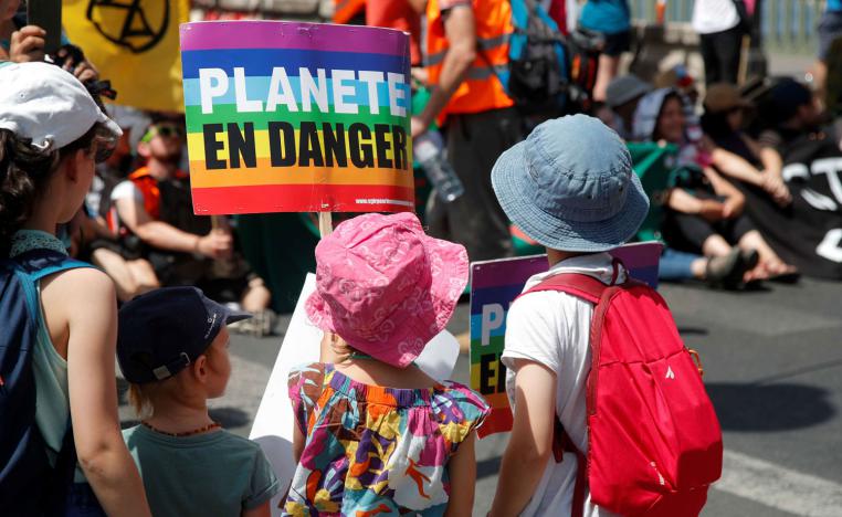 مظاهرة حول التغير المناخي