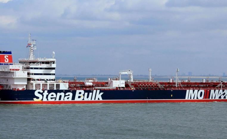 الناقلة البريطانية المحتجزة في ايران