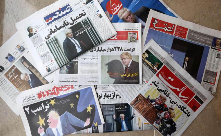 الصحافة الإيرانية تنقل خبر جونسون